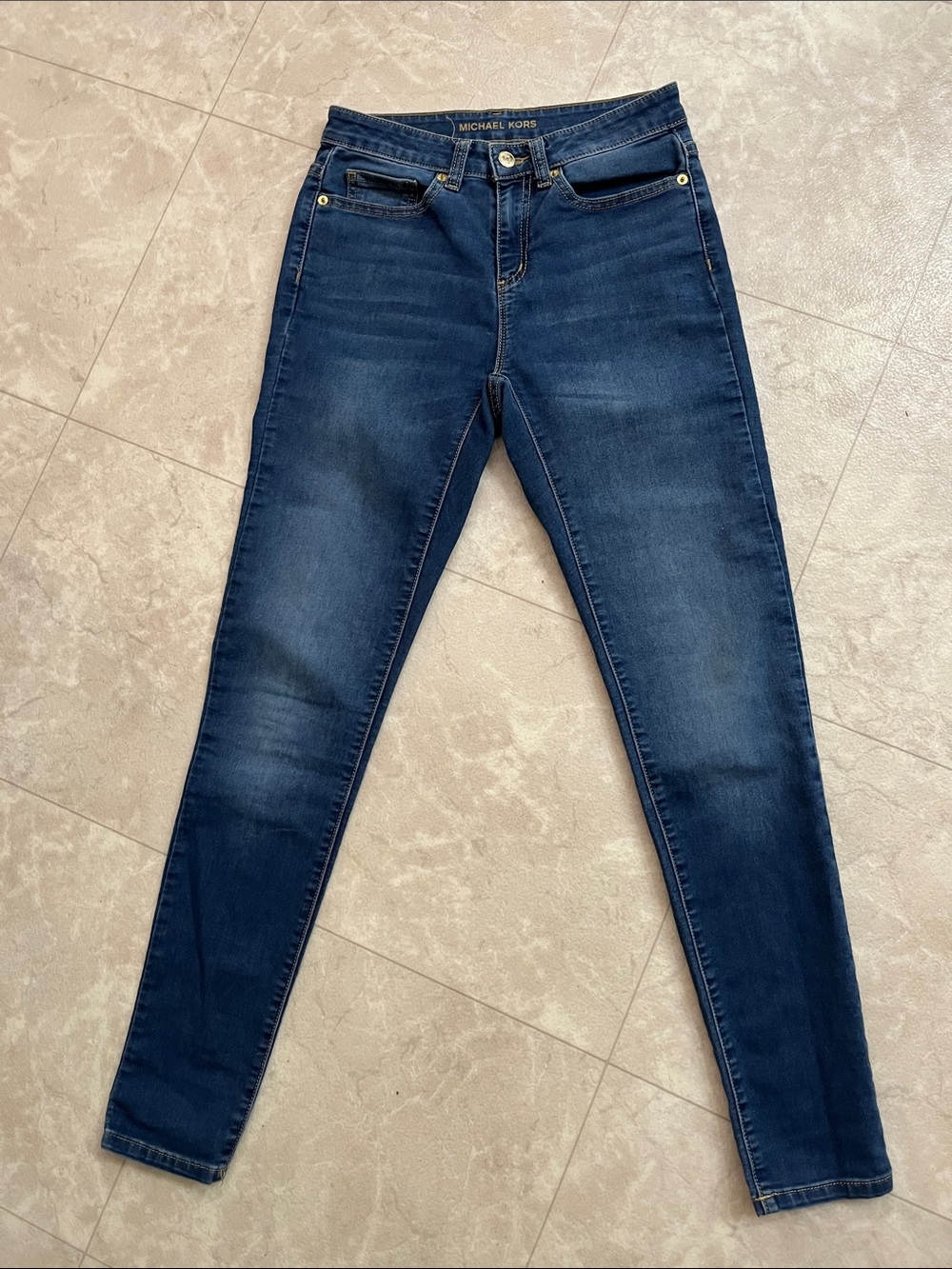 Michael Kors Women's Indigo Stretch Skinny Jeans 2
